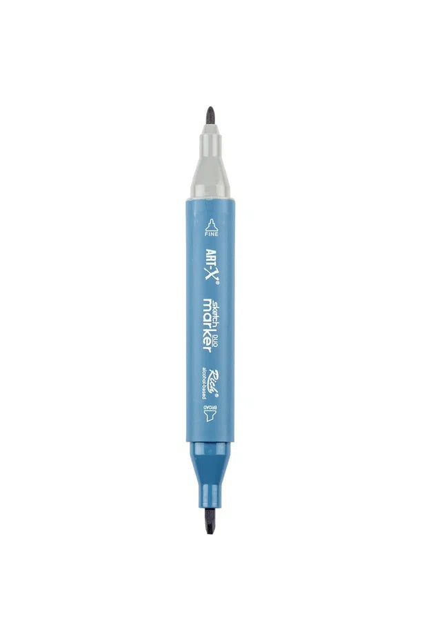 Rich Art-X Sketch Marker Duo Çift Uçlu Marker Kalem 5305 Greek White-1
