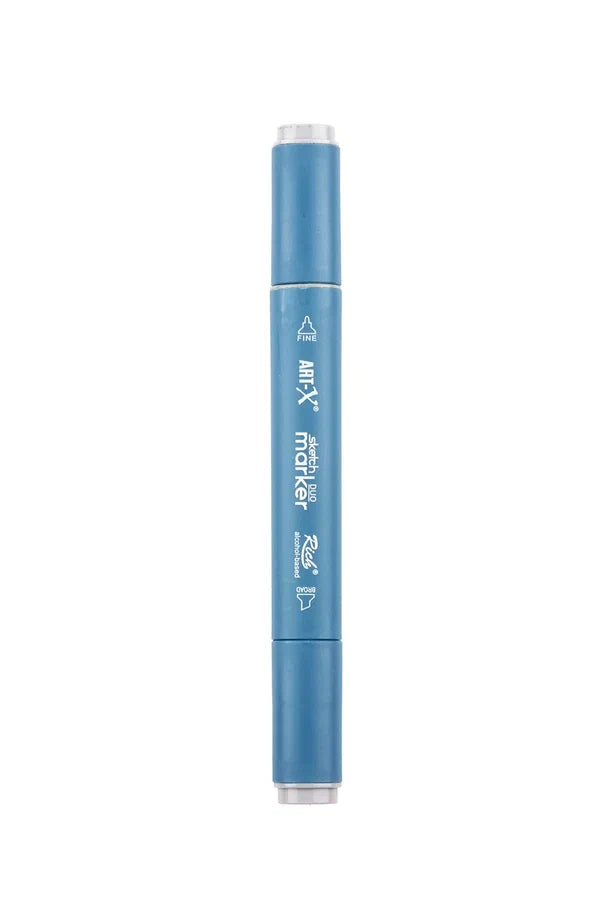 Rich Art-X Sketch Marker Duo Çift Uçlu Marker Kalem 5305 Greek White-2