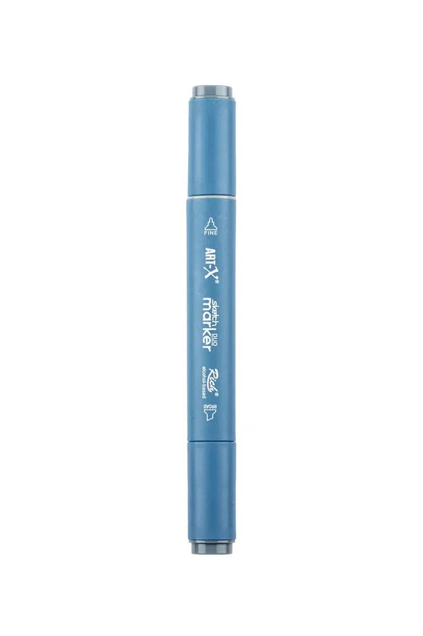 Rich Art-X Sketch Marker Duo Çift Uçlu Marker Kalem 535 Steel Grey