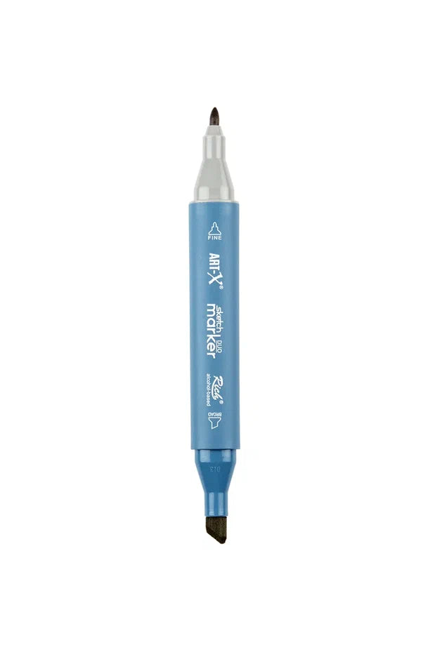 Rich Art-X Sketch Marker Duo Çift Uçlu Marker Kalem 618 Yellow Green-1