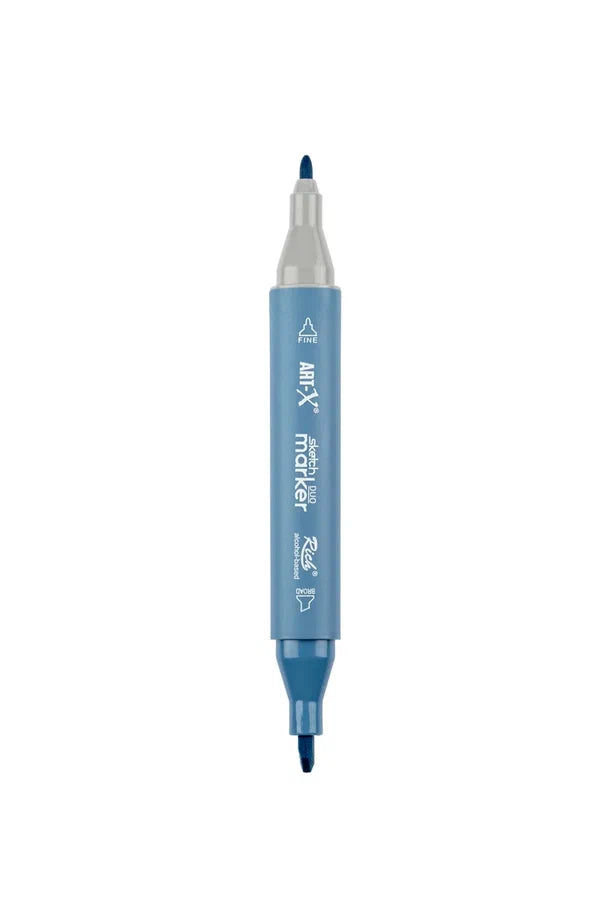 Rich Art-X Sketch Marker Duo Çift Uçlu Marker Kalem 638 Light Blue