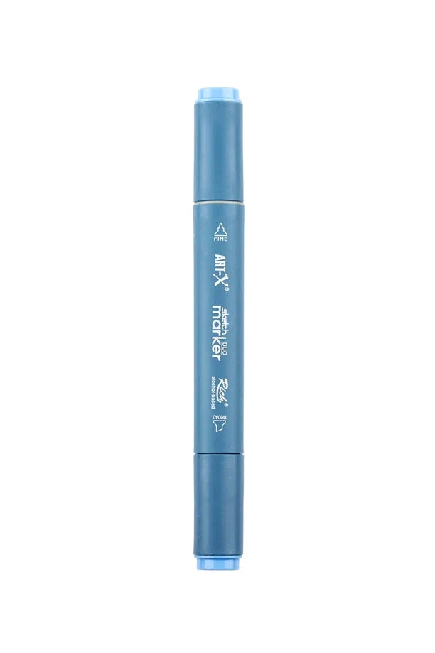 Rich Art-X Sketch Marker Duo Çift Uçlu Marker Kalem 659 Light Baby Blue-2