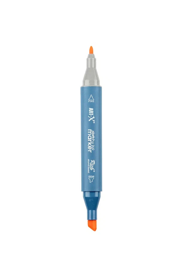 Rich Art-X Sketch Marker Duo Çift Uçlu Marker Kalem 712 Pastel Yellow-1
