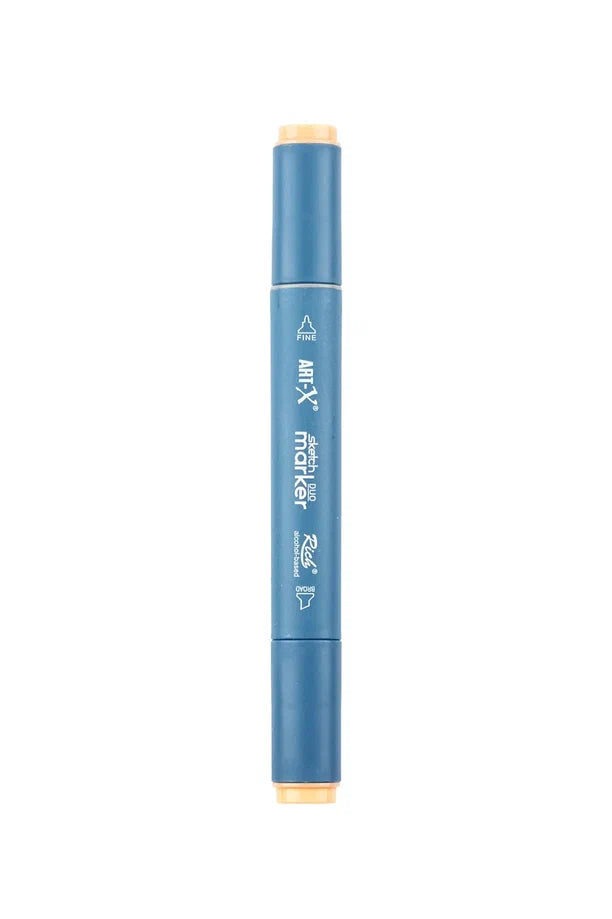 Rich Art-X Sketch Marker Duo Çift Uçlu Marker Kalem 712 Pastel Yellow-2
