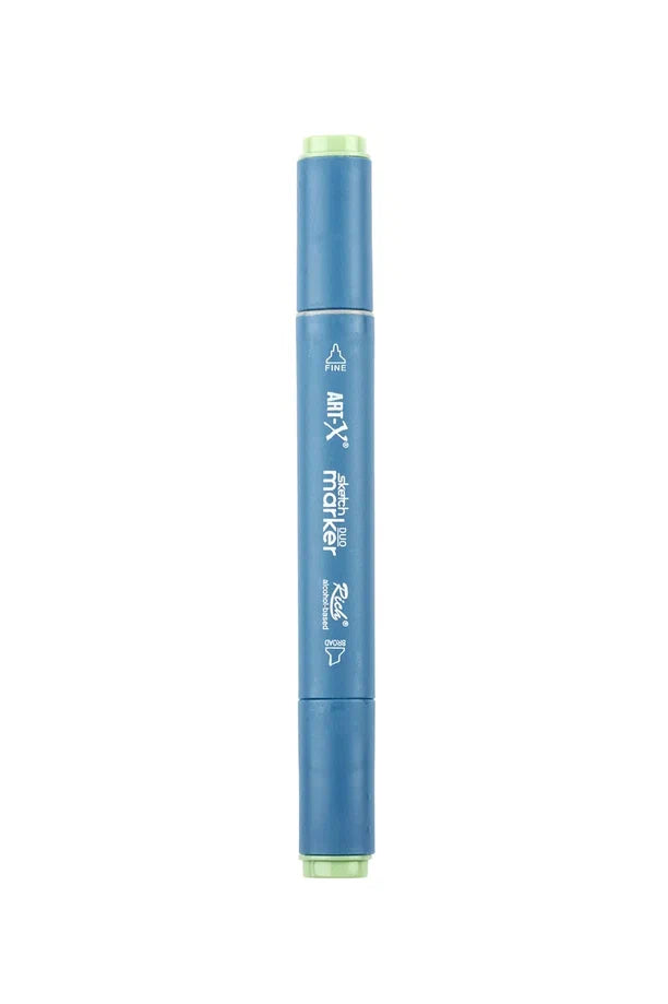 Rich Art-X Sketch Marker Duo Çift Uçlu Marker Kalem 7493 White Lotus Leaf-2