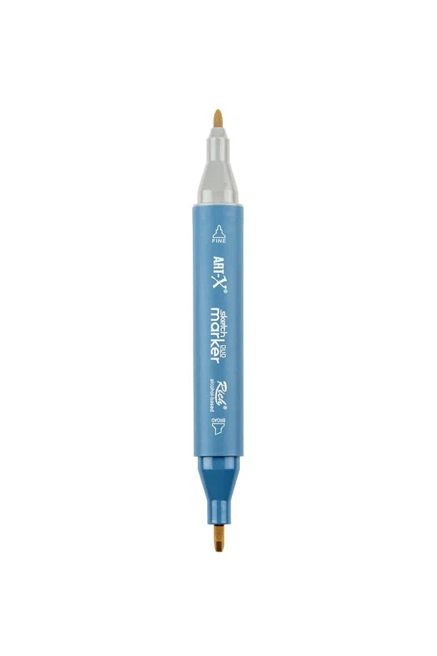 Rich Art-X Sketch Marker Duo Çift Uçlu Marker Kalem 7502 Khaki Grey
