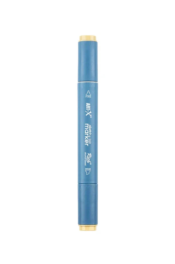 Rich Art-X Sketch Marker Duo Çift Uçlu Marker Kalem 7502 Khaki Grey-2