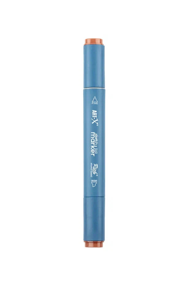 Rich Art-X Sketch Marker Duo Çift Uçlu Marker Kalem 7565 Caramel-1