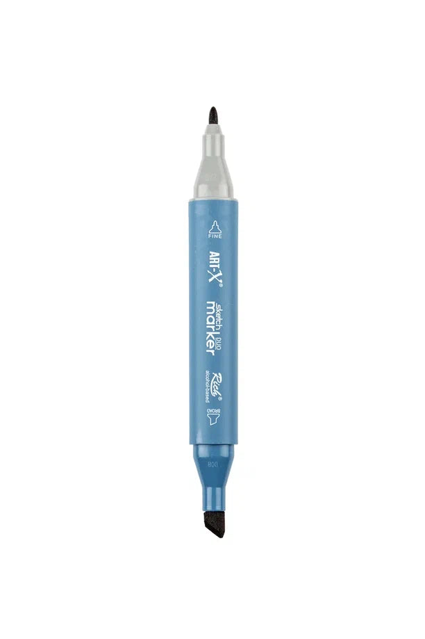 Rich Art-X Sketch Marker Duo Çift Uçlu Marker Kalem 7761 Green Glaze Yellow