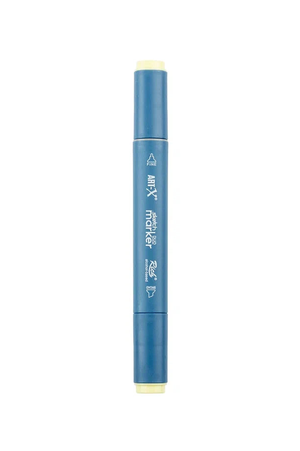Rich Art-X Sketch Marker Duo Çift Uçlu Marker Kalem 917 Baby Yellow-2