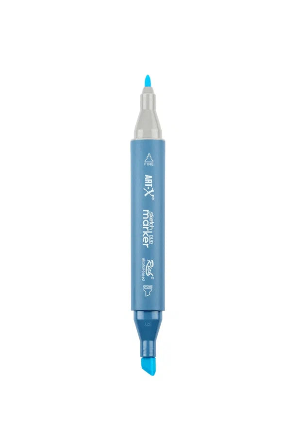 Rich Art-X Sketch Marker Duo Çift Uçlu Marker Kalem 9421 Powder Blue
