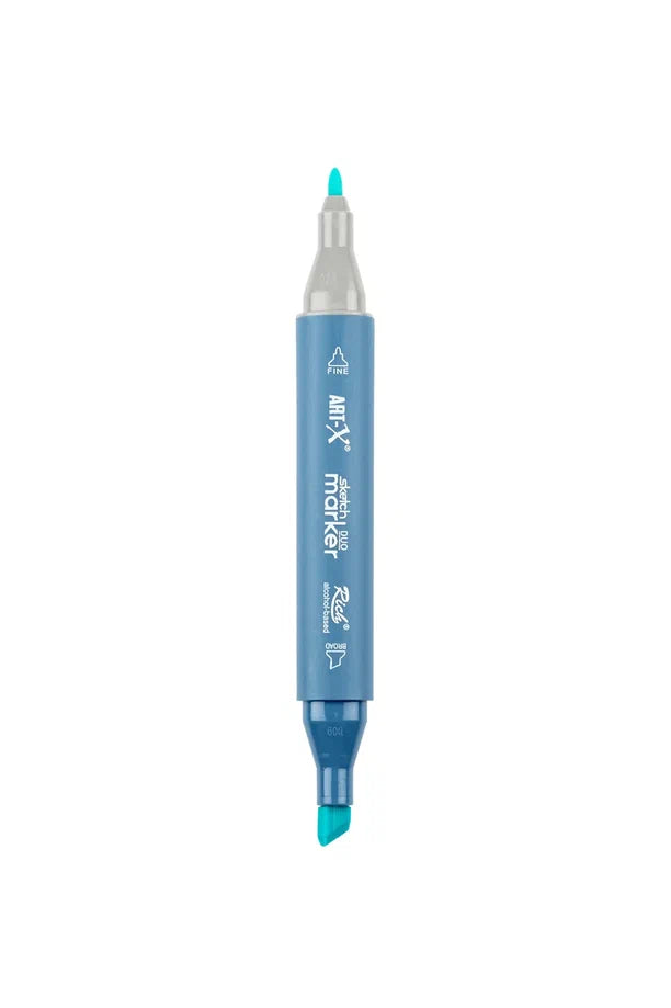 Rich Art-X Sketch Marker Duo Çift Uçlu Marker Kalem 9482 Pale Blue