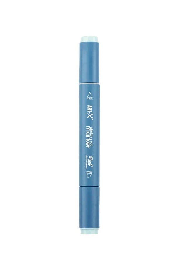 Rich Art-X Sketch Marker Duo Çift Uçlu Marker Kalem 9482 Pale Blue-2