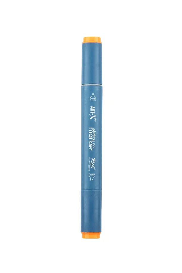 Rich Art-X Sketch Marker Duo Çift Uçlu Marker Kalem B.O.C Bright Orange-2