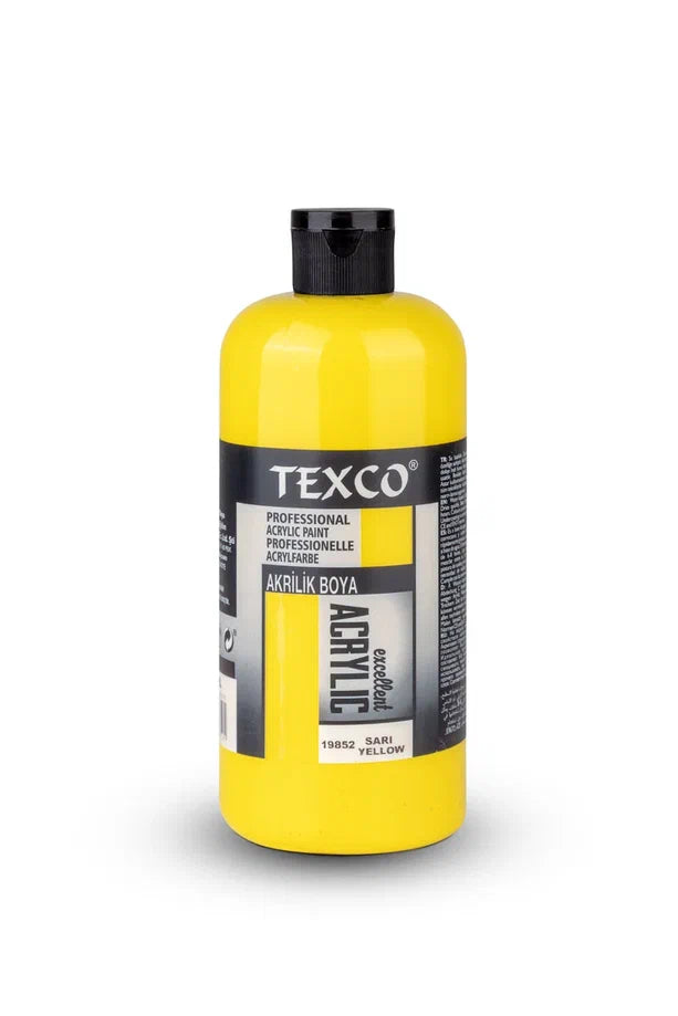 Rich Texco 400 Ml Akrilik Boya Sarı 19852-1