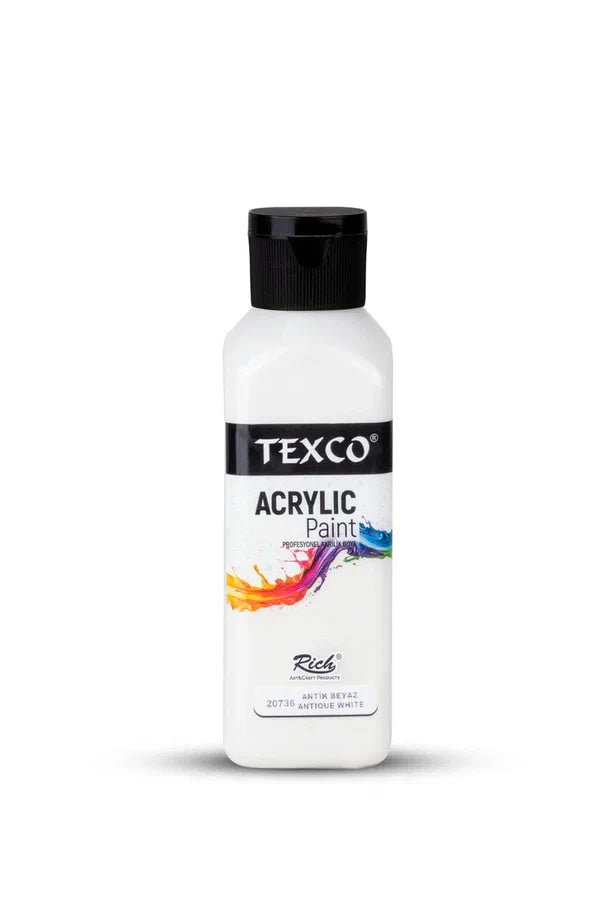 Rich Texco Akrilik Boya Antik Beyaz 130 Ml-1