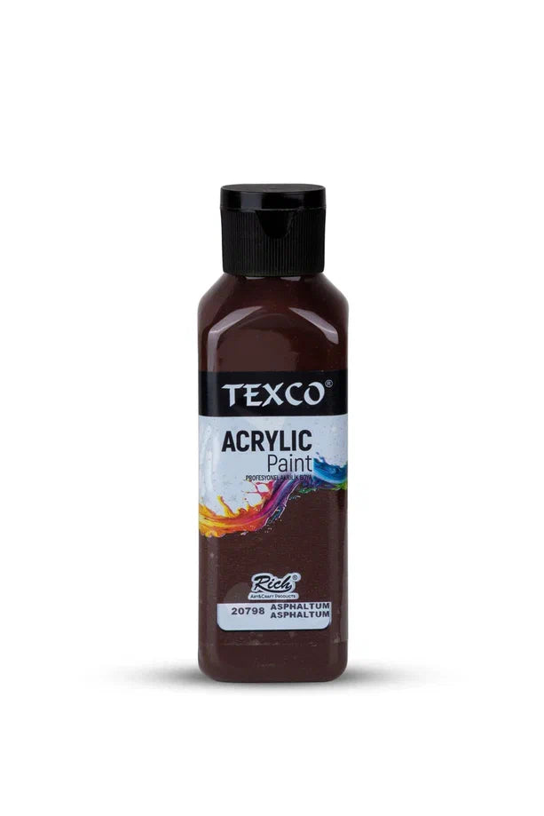 Rich Texco Akrilik Boya Asphaltum 130 Ml-1