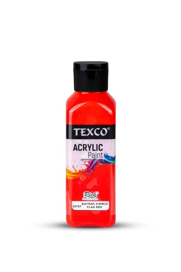 Rich Texco Akrilik Boya Bayrak Kırmızı 130 Ml-1
