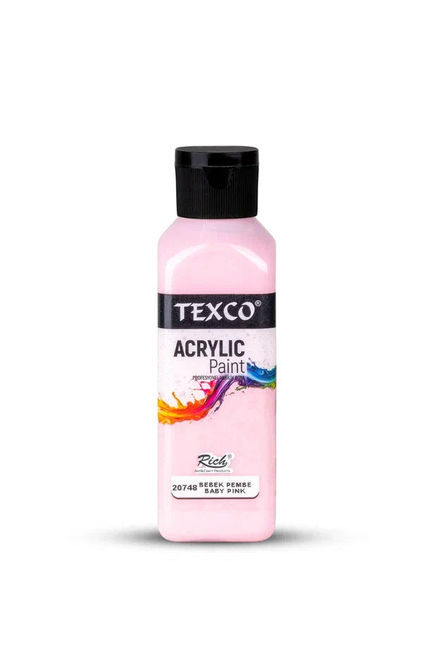 Rich Texco Akrilik Boya Bebek Pembe 130 Ml-1