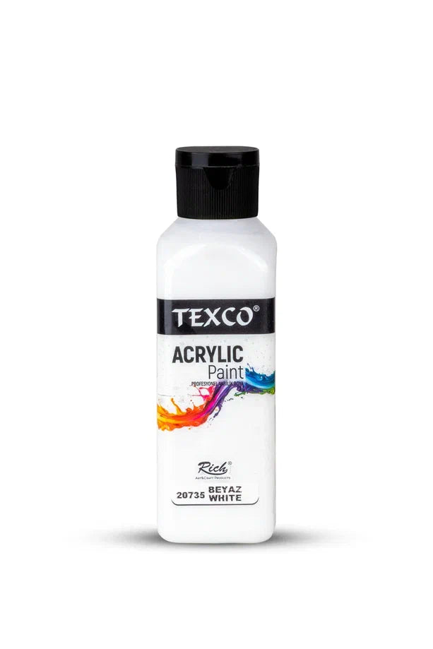 Rich Texco Akrilik Boya Beyaz 130 Ml-1