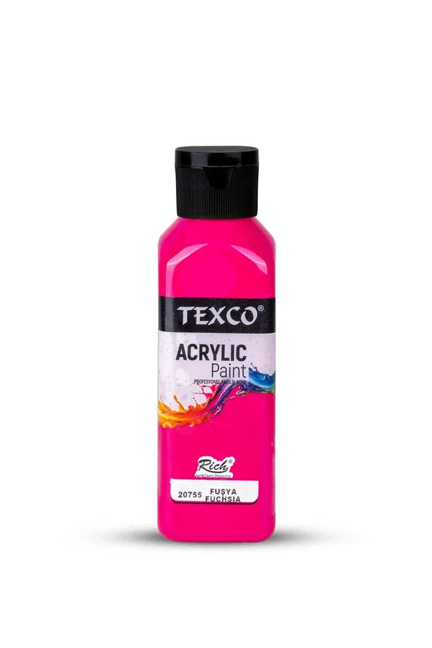 Rich Texco Akrilik Boya Fuşya 130 Ml-1