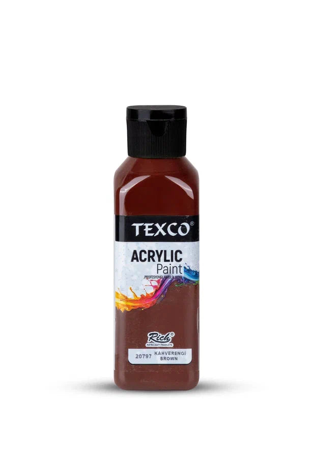 Rich Texco Akrilik Boya Kahverengi 130 Ml