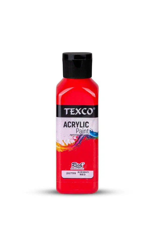 Rich Texco Akrilik Boya Kırmızı 130 Ml
