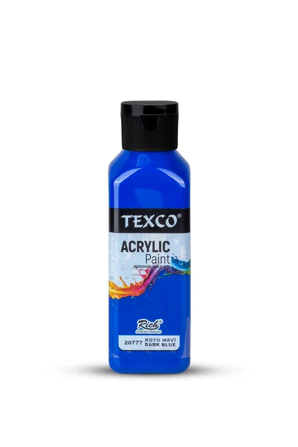 Rich Texco Akrilik Boya Koyu Mavi 130 Ml