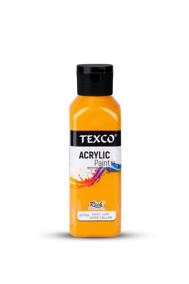Rich Texco Akrilik Boya Oksit Sarı 130 Ml-1
