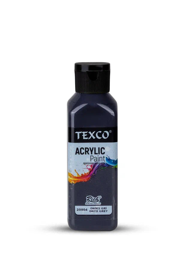 Rich Texco Akrilik Boya Oniks Gri 130 Ml