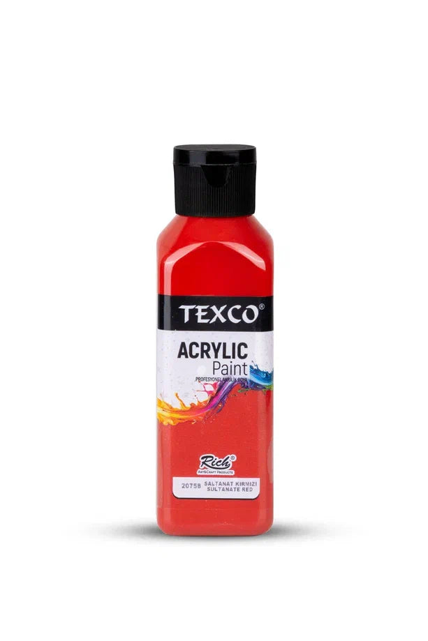 Rich Texco Akrilik Boya Saltanat Kırmızı 130 Ml