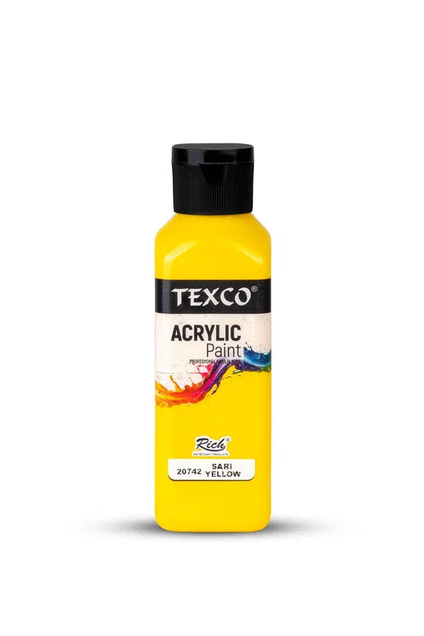 Rich Texco Akrilik Boya Sarı 130 Ml-1