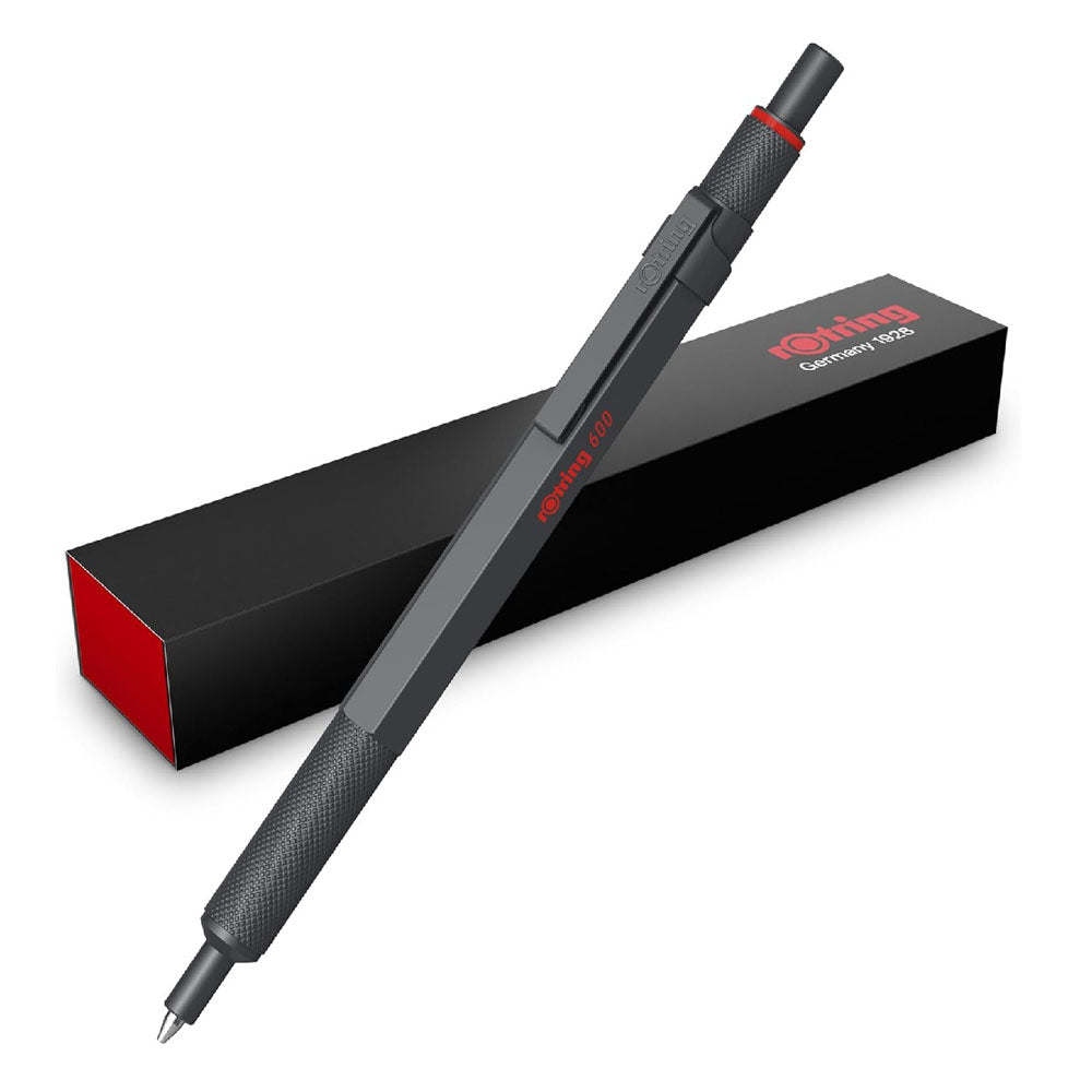 Rotring 600 Tükenmez Kalem Gri-1