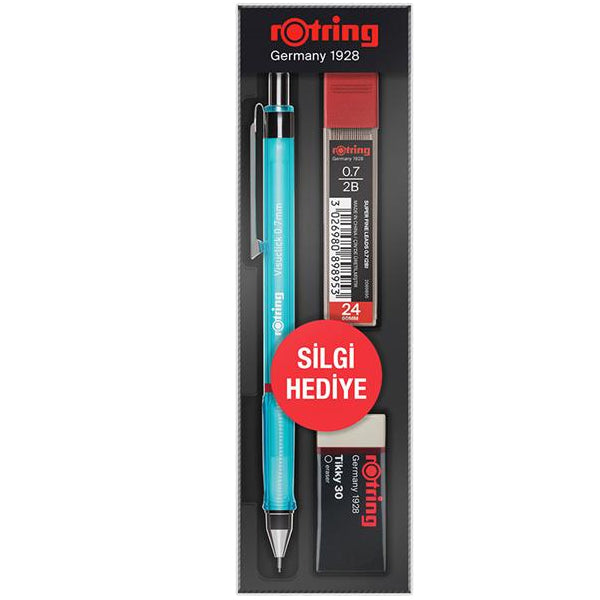 Rotring Okul Seti Visuclick Versatil/Min Silgi 0.7 MM Mavi RO-VK07-1