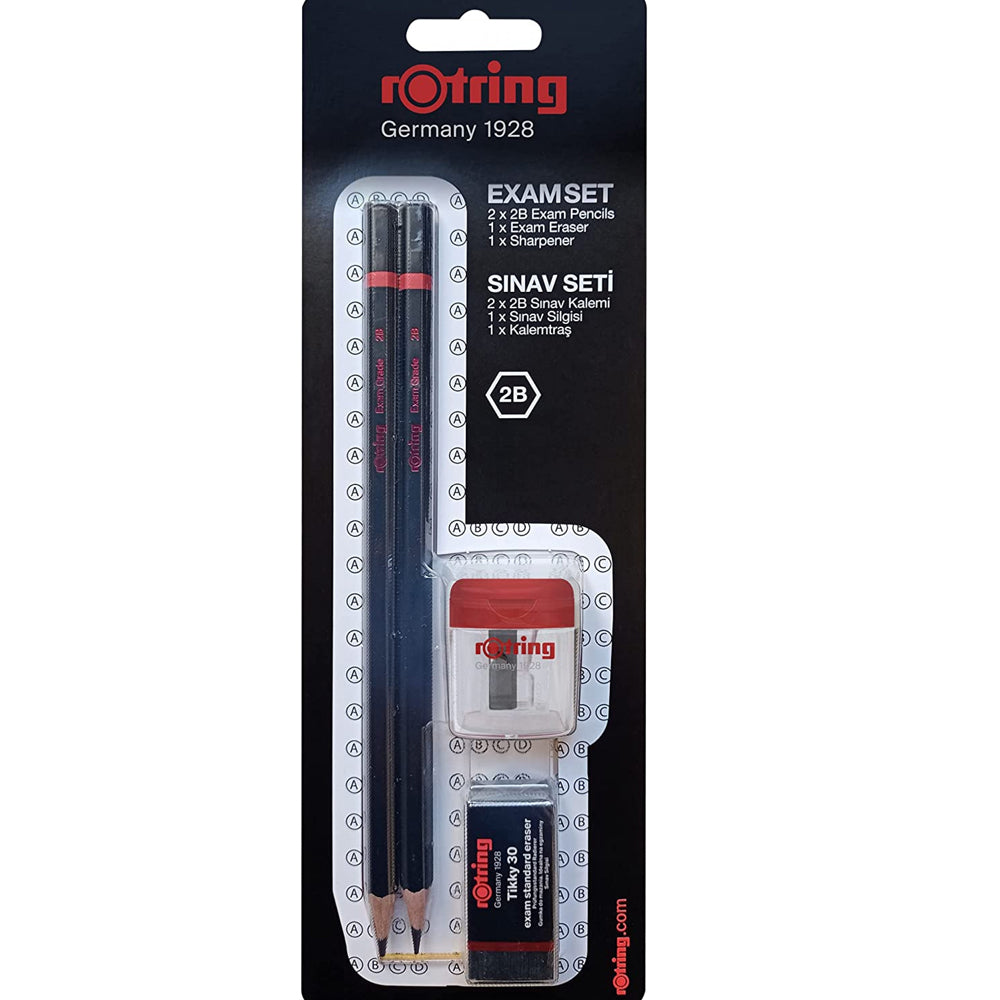 Rotring Sınav Seti 2B+Silgi+Kalemtraş Bls 2 Li-1