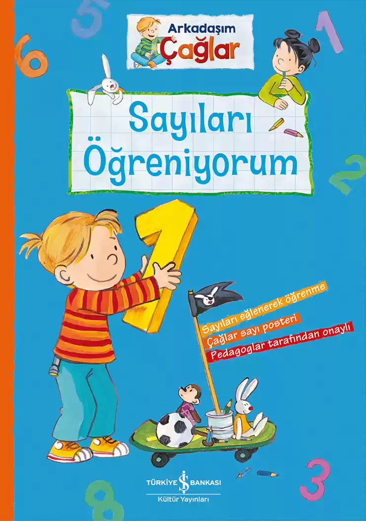 Sayıları Öğreniyorum Arkadaşım Çağlar İş Bankası Kültür Yayınları-1