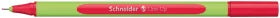 Schneider Line-Up Fiber Uçlu Kalem Kırmızı 191002-3