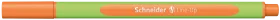 Schneider Line-Up Fiber Uçlu Kalem Turuncu 191006-2
