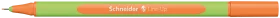 Schneider Line-Up Fiber Uçlu Kalem Turuncu 191006-3