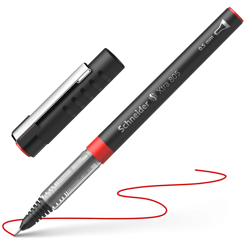 Schneider Roller Kalem Xtra İğne Uç 0.5 MM Kırmızı 805-1