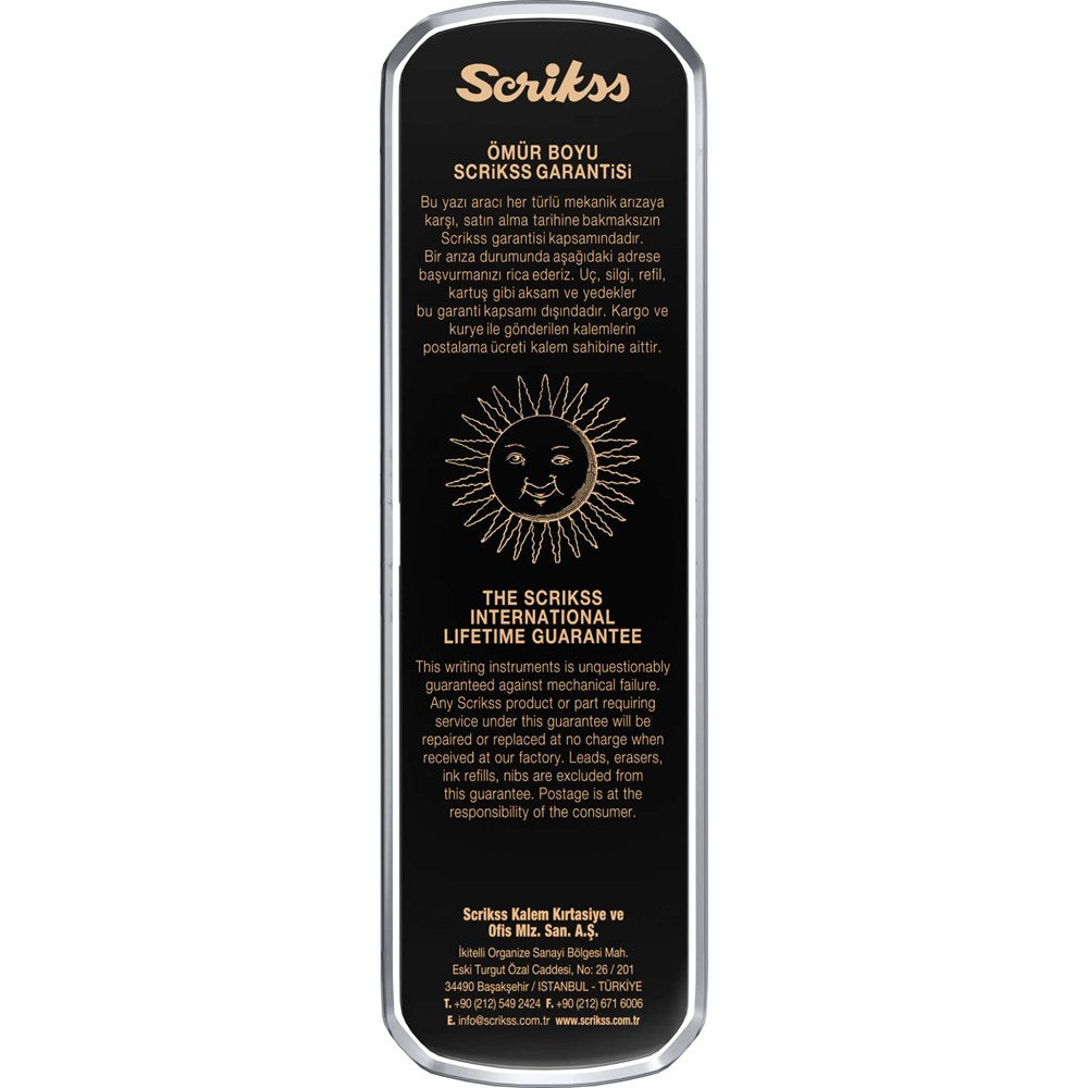 Scrikss 108 Prestige Krom Tükenmez Kalem & Versatil Kalem Seti-6