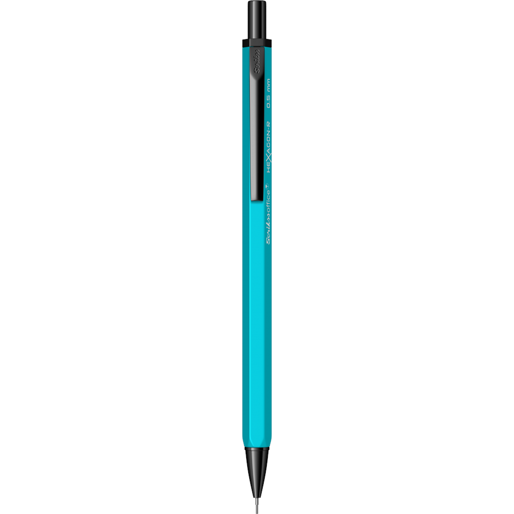Scrikss Hexagon-R Neon Versatil Uçlu Kalem Turkuaz 0.5 Mm-2