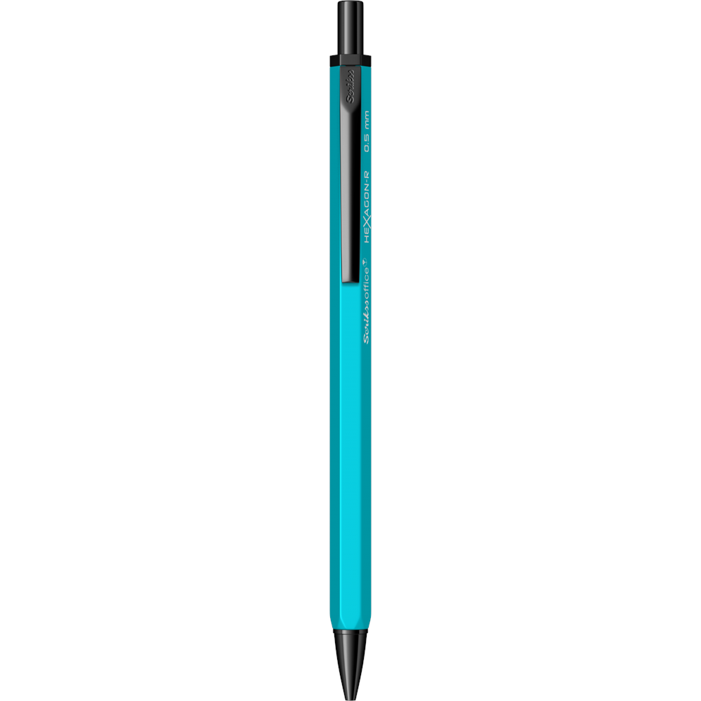 Scrikss Hexagon-R Neon Versatil Uçlu Kalem Turkuaz 0.5 Mm-3