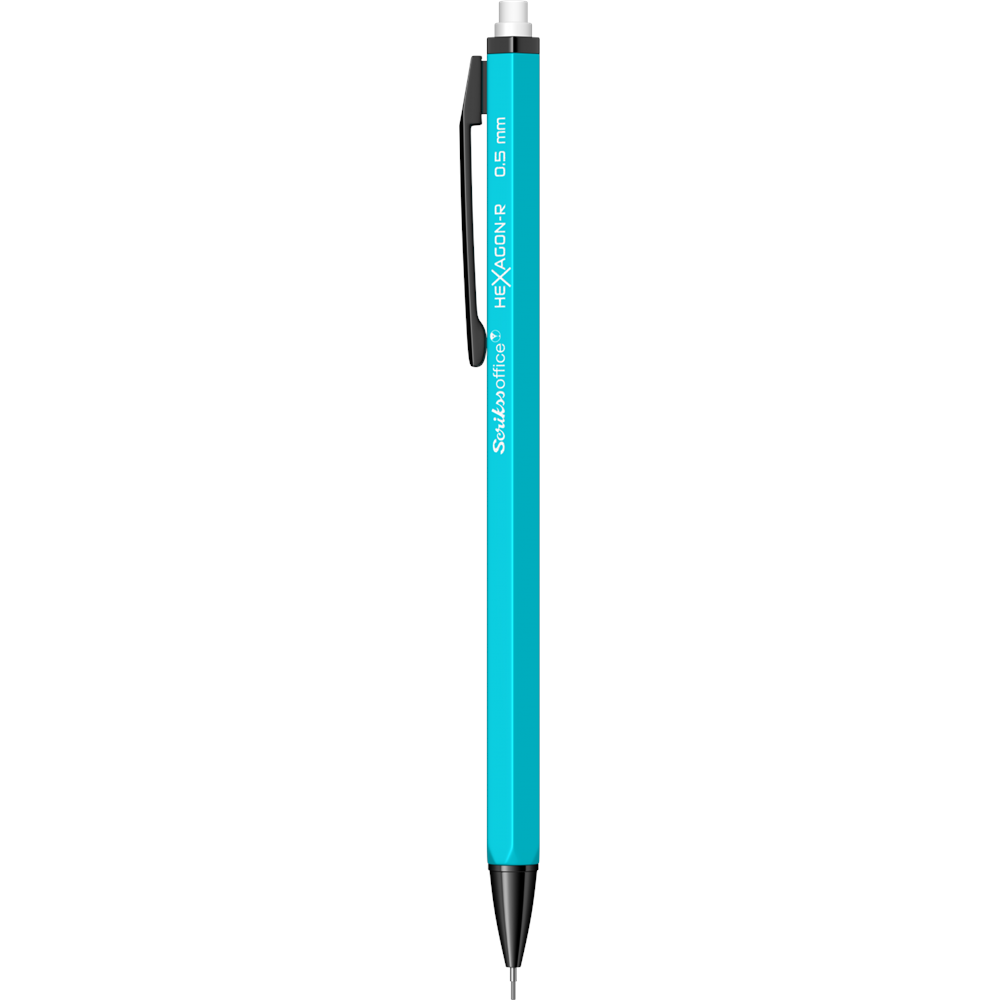 Scrikss Hexagon-R Neon Versatil Uçlu Kalem Turkuaz 0.5 Mm-4