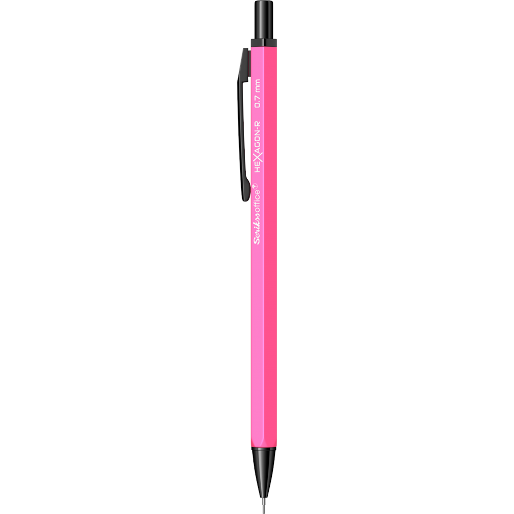 Scrikss Hexagor Versatil Uçlu Kalem Neon Pembe 0.7 Mm-1