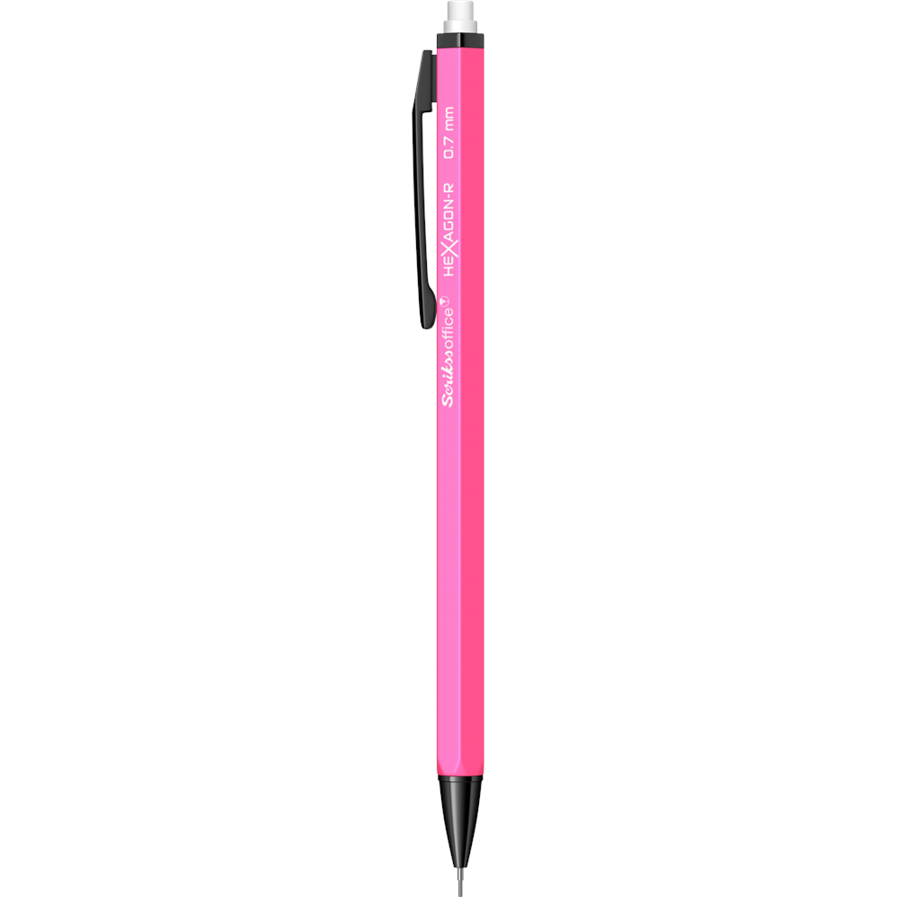 Scrikss Hexagor Versatil Uçlu Kalem Neon Pembe 0.7 Mm-4