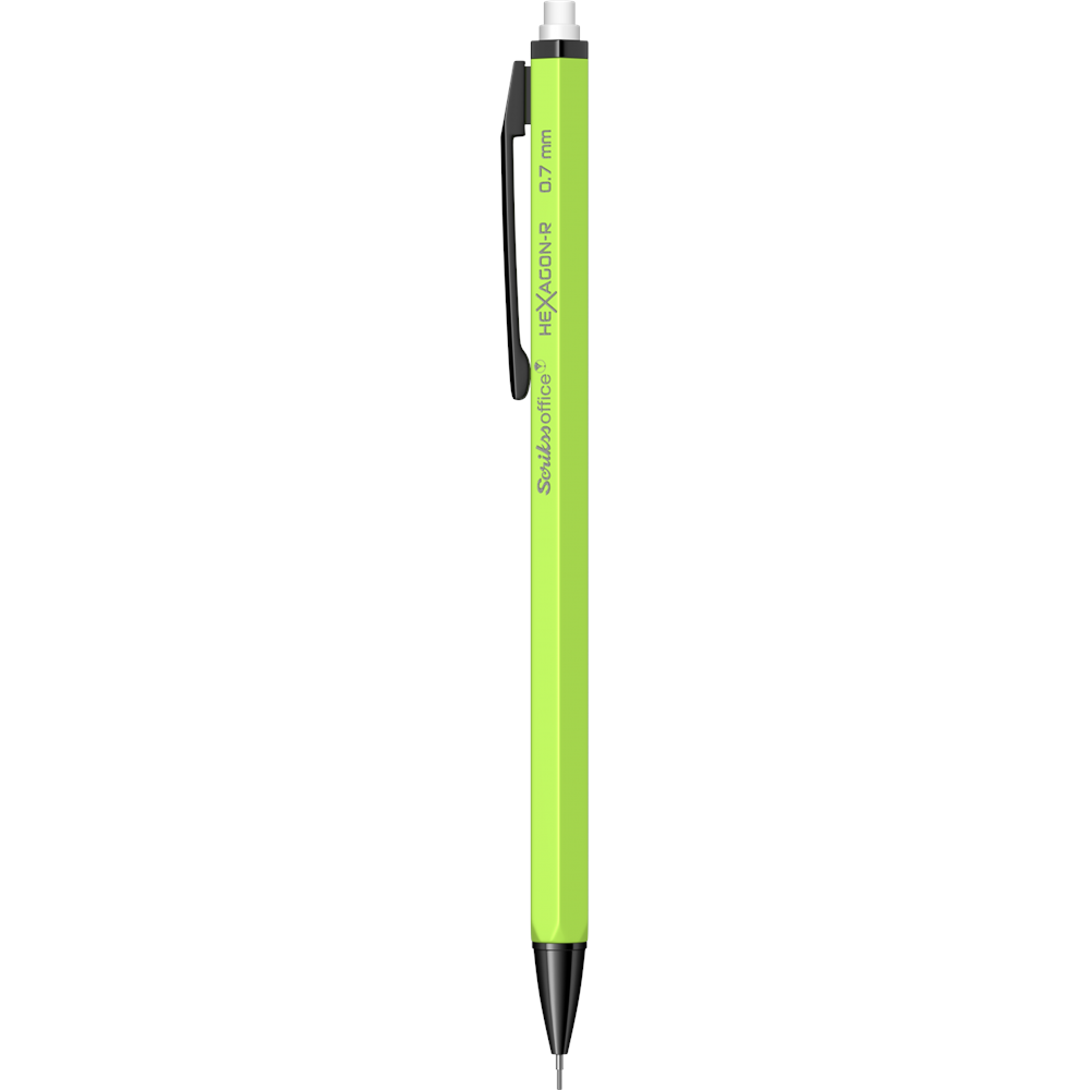 Scrikss Hexagor Versatil Uçlu Kalem Neon Sarı 0.7 Mm-4