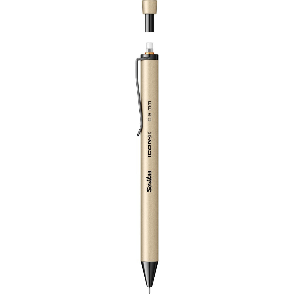 Scrikss İcon-x Metal 0.5 Versatil Kalem Bej-4