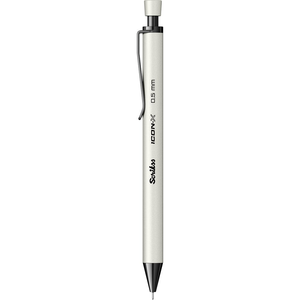 Scrikss İcon-x Metal 0.5 Versatil Kalem Beyaz-1