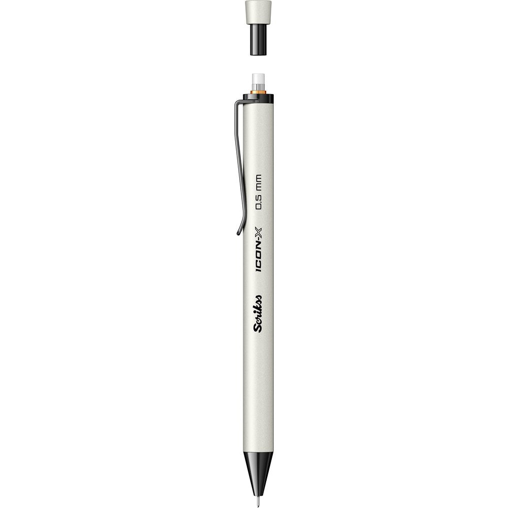 Scrikss İcon-x Metal 0.5 Versatil Kalem Beyaz-4